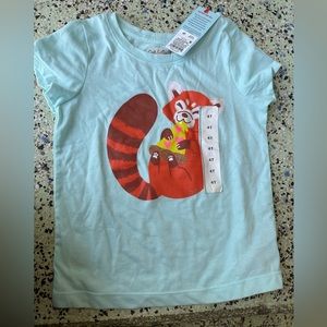 Cat & Jack girls 4t graphic tee. New never used w tags